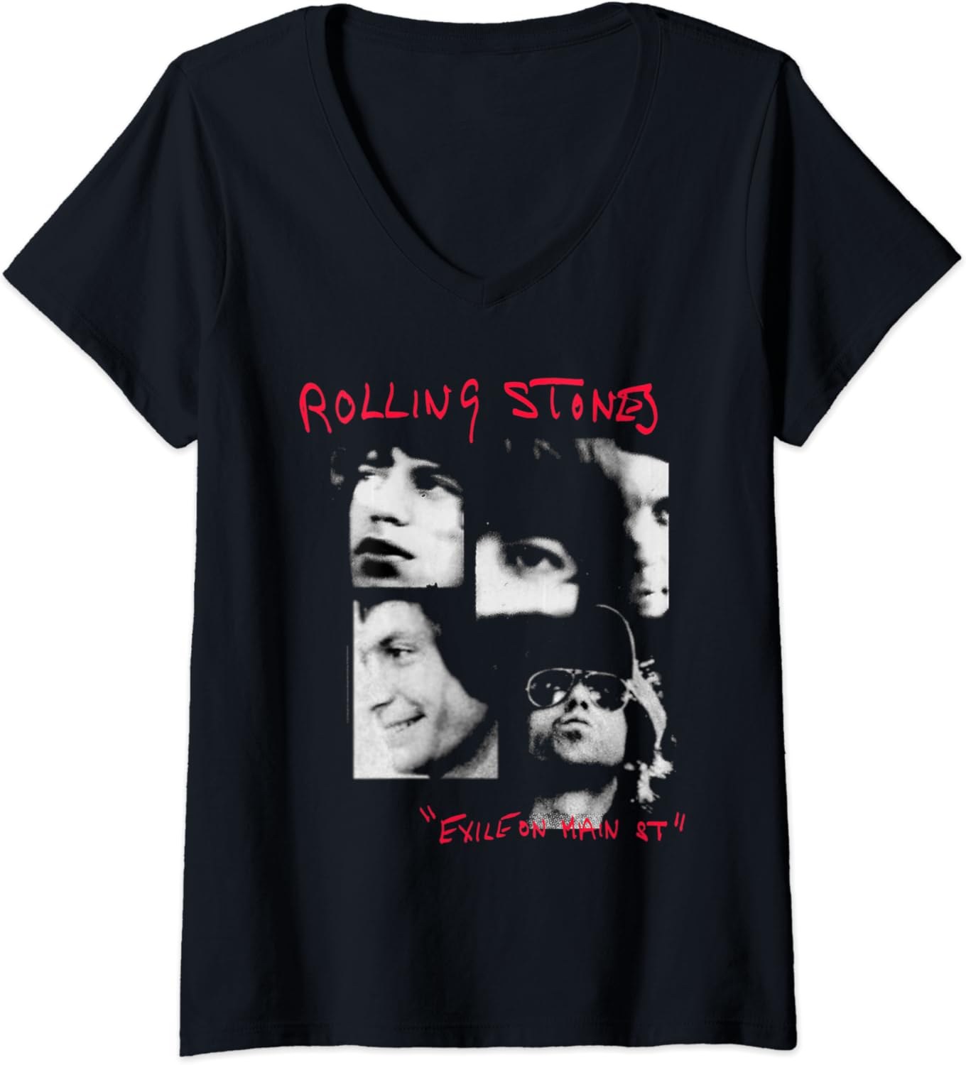 Womens Rolling Stones Official Cozmick Photo VNeck TShirt Amazon.co.uk Clothing Womens Rolling Stones Official Cozmick Photo VNeck TShirt Amazon.co.uk Clothing